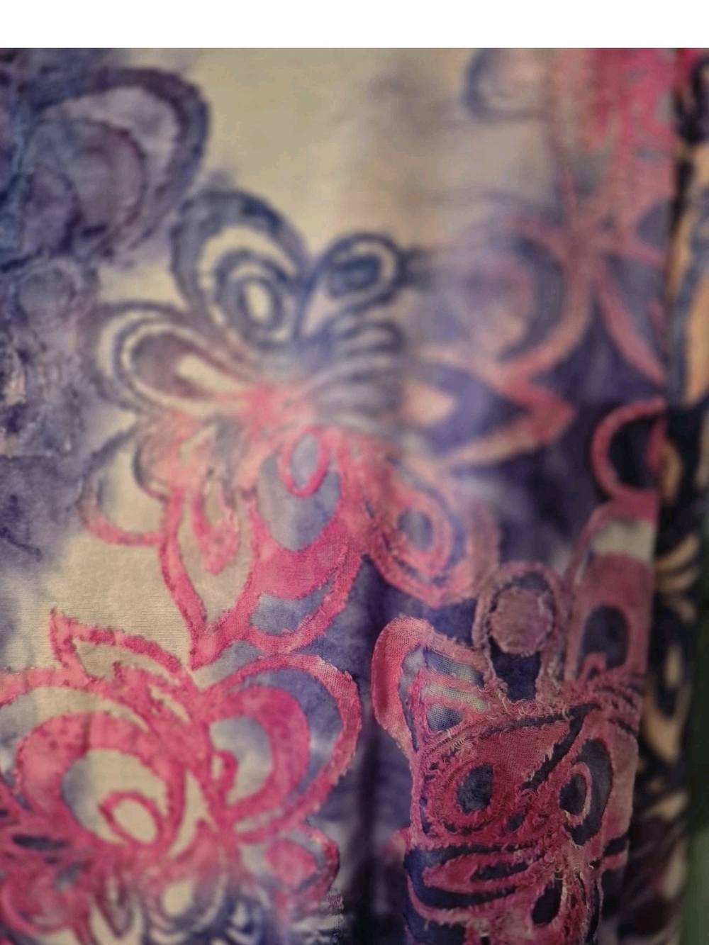 Ruby Rd. Pink & Purple Floral Tie-Front Tunic - Picture 9 of 10